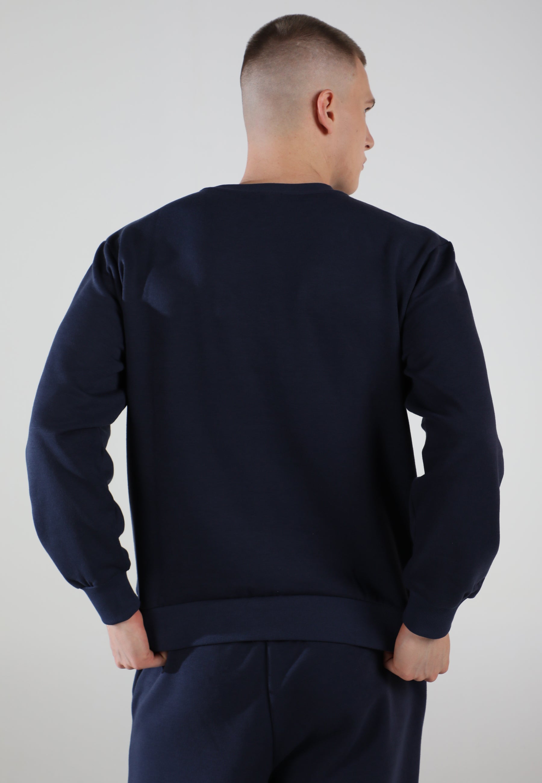 Oversized Crewneck Sweatshirt / Midnight Navy