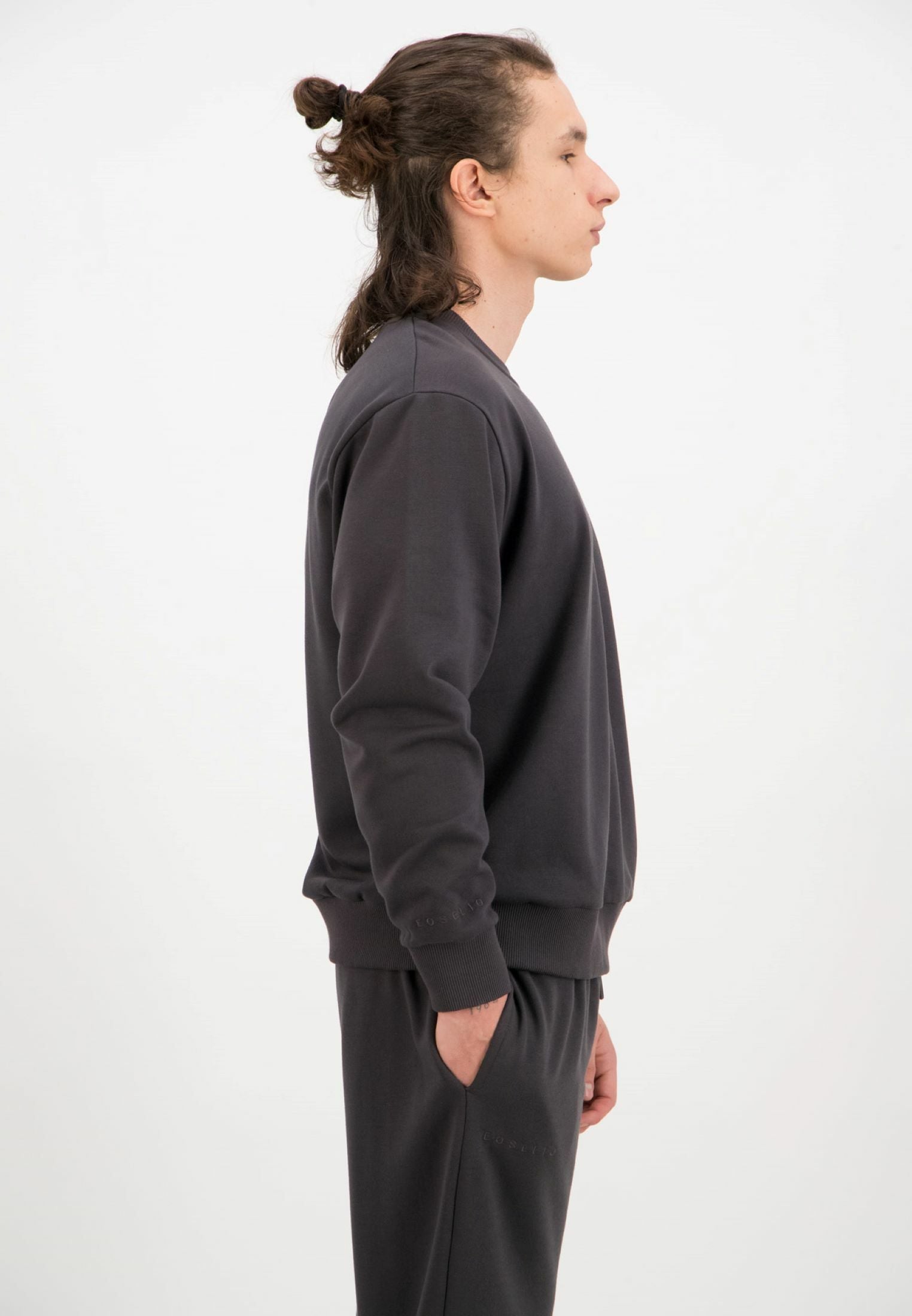 Oversized Crewneck Sweatshirt / Anthracite